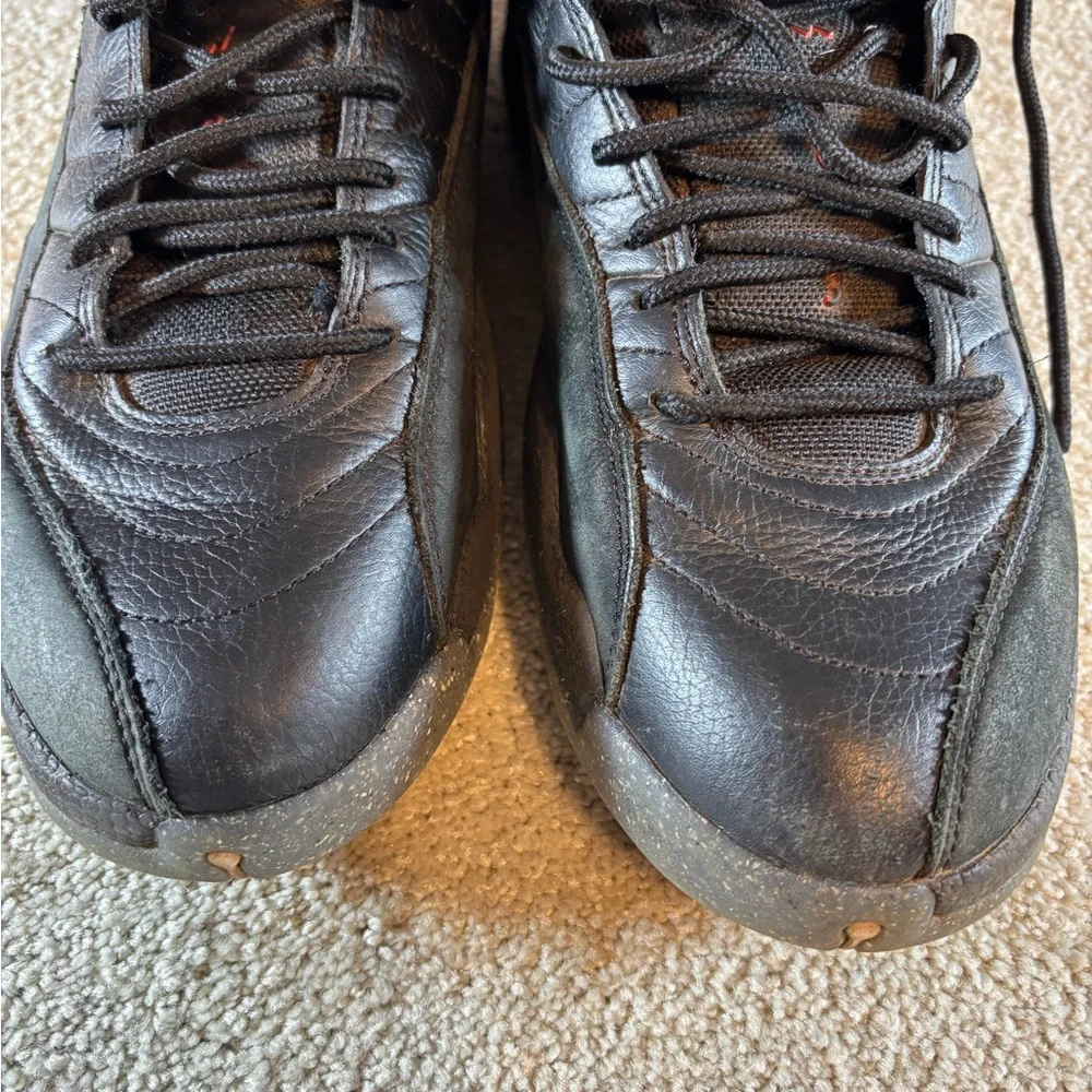 Nike Air Jordan 12 Retro Utility Grind Black‎ Crimson Sz 10